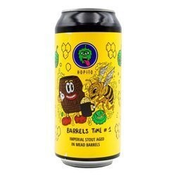 Brewery Hopito: Barrels Time #1 Imperial Stout Aged in Mead Barrels - 440 ml can
