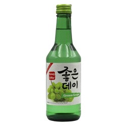 Good Day: Soju Greengrape - 360 ml bottle