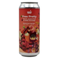 Magic Road: Free Pretty Peach Passionfruit White Chocolate - 500 ml can