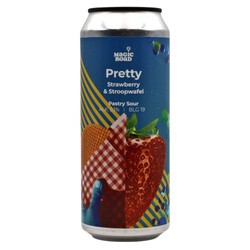 Magic Road: Pretty Strawberry Stroopwafel - 500 ml can
