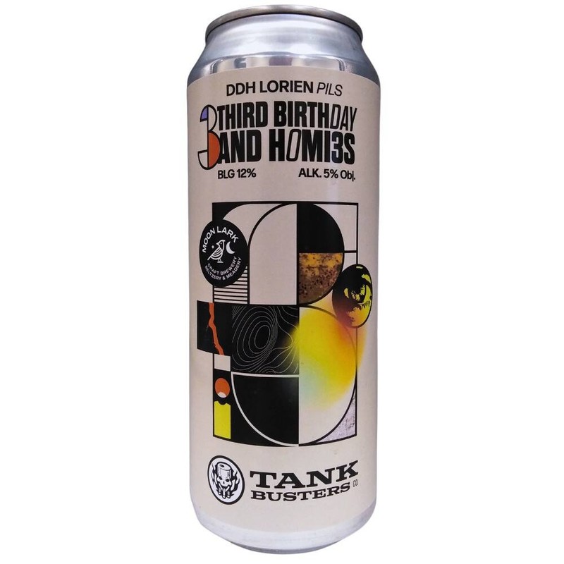 TankBusters x Moon Lark Third Birthday 500 ml can Artisan beers