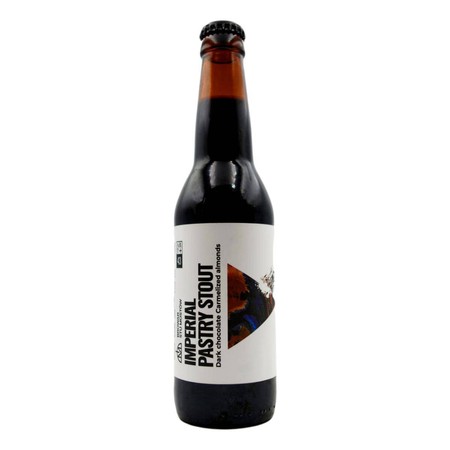 Browar Stu Mostów x Funky Fluid ART+43: Imperial Pastry Stout Dark Chocolate & Caramelized Almonds NITRO - 330 ml bottle