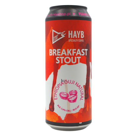 Funky Fluid: Breakfast Stout Ethiopia Guji Natural - 500 ml can