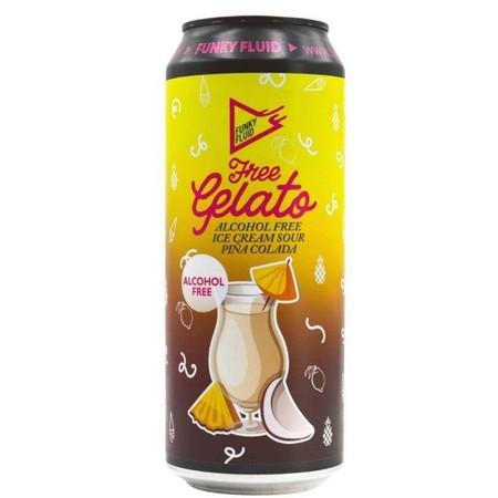 Funky Fluid: Free Gelato Pina Colada - 500 ml can