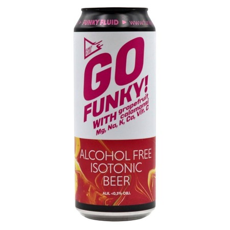 Funky Fluid: Go Funky Isotonic Beer - 500 ml can