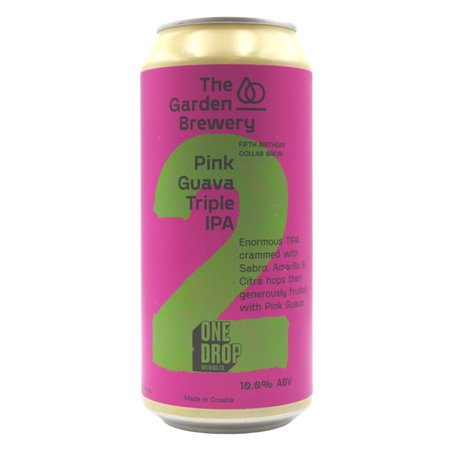 Garden Brewery: Pink Guava Triple IPA - 440 ml can