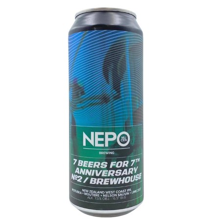 Nepomucen: 7 Beers for 7th Anniversary / Brewhouse West Coast IPA - 500 ml can