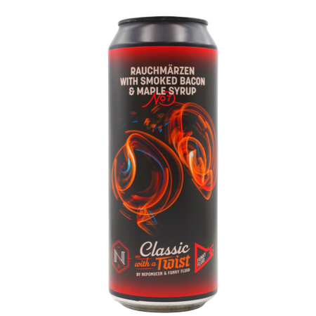 Nepomucen x Funky Fluid: Classic with a Twist #7 Rauchmarzen Smoked Bacon & Maple Syrup - 500 ml can