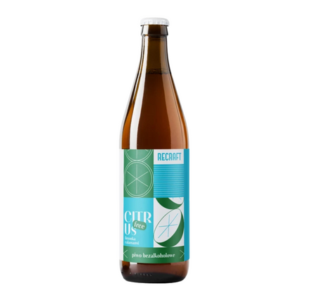ReCraft: Bezalkoholowe Citrus IPA - butelka 500 ml