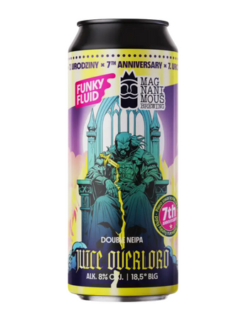 Funky Fluid x Magnanimous: Juice Overlord - puszka 500 ml
