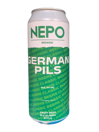 Nepomucen: German Pils - puszka 500 ml