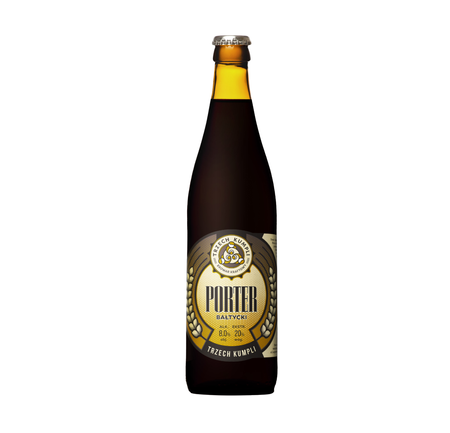 Browar Trzech Kumpli: Porter Bałtycki - 500 ml bottle