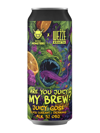 Monsters x Weźże Krafta: Are You Juicy My Brew? - 500 ml can