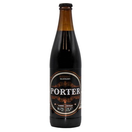 Browar Birbant: Porter Klasyczny - butelka 500 ml