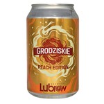 Lubrow: Piwo Grodziskie Peach - puszka 330 ml - Piwne Mosty - Stu Mostow