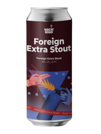 Magic Road: Foreign Extra Stout - puszka 500 ml