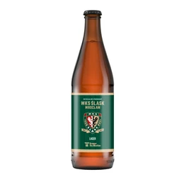 Browar Stu Mostów: WKS Śląsk Wrocław Lager - butelka 500 ml