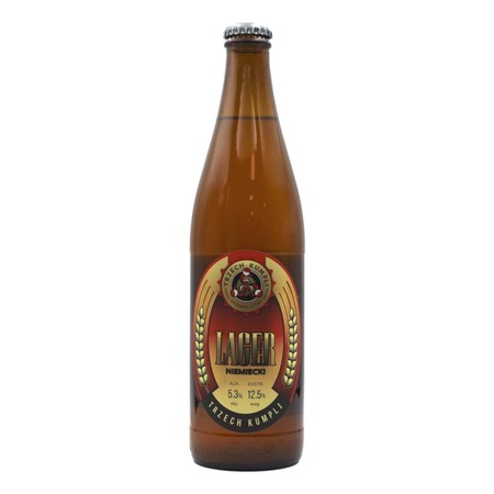 Browar Trzech Kumpli: Lager Niemiecki - butelka 500 ml