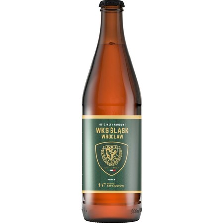 Browar Stu Mostów: WKS Śląsk Wrocław Lager - butelka 500 ml