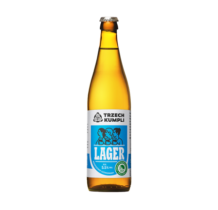 Trzech Kumpli: Lager - butelka 500 ml