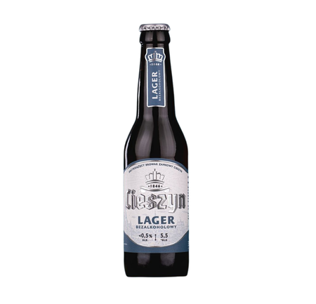 Browar Zamkowy Cieszyn: Lager Bezalkoholowe - butelka 330 ml