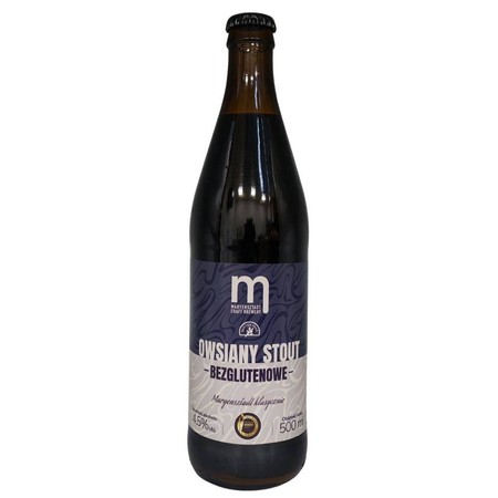 Maryensztadt: Owsiany Stout Bezglutenowe - butelka 500 ml