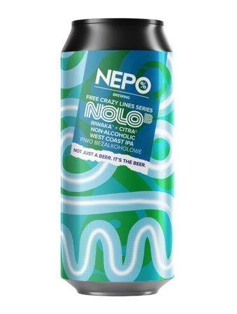 Nepo Brewing: Free Crazy Lines Series NoLo #3 - 500 ml can