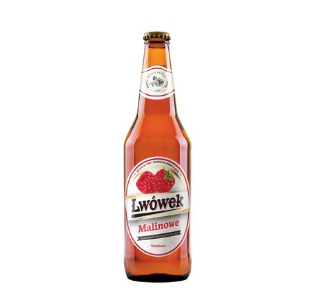 Browar Lwówek: Malinowe - 500 ml bottle