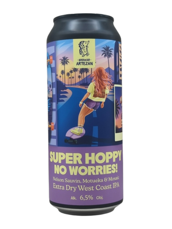 Artezan: Super Hoppy No Worries - puszka 500 ml