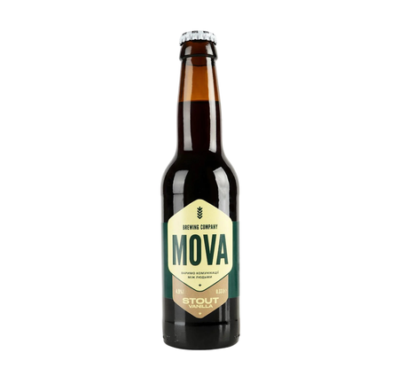 Mova Brewing: Vanilla Stout - butelka 330 ml