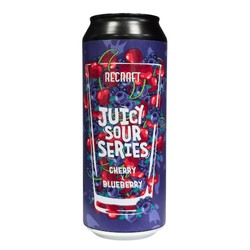 Browar ReCraft ReCraft: Juicy Sour Cherry Blueberry - puszka 500 ml
