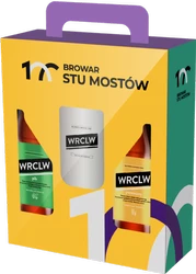 Zestaw Prezentowy Browaru Stu Mostów ze szklanką