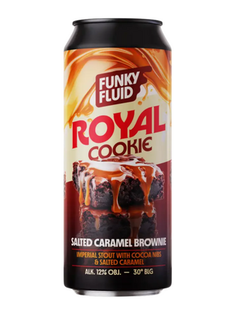 Funky Fluid: Royal Cookie Salted Caramel Brownie - puszka 500 ml