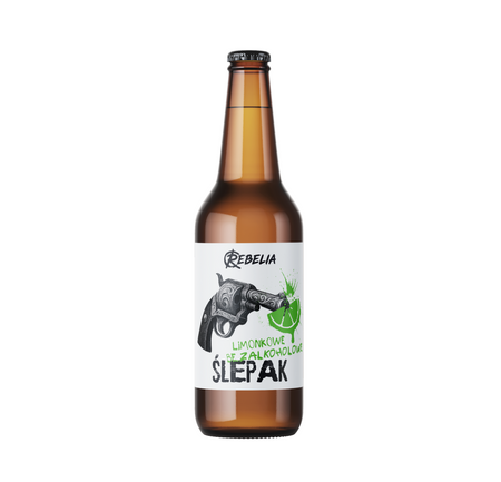 Rebelia : Ślepak Lemon Piwo bezalkoholowe 0,5 l