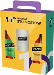 Zestaw Prezentowy Browaru Stu Mostów ze szklanką