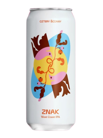 Browar Cztery Ściany: Znak - puszka 500 ml
