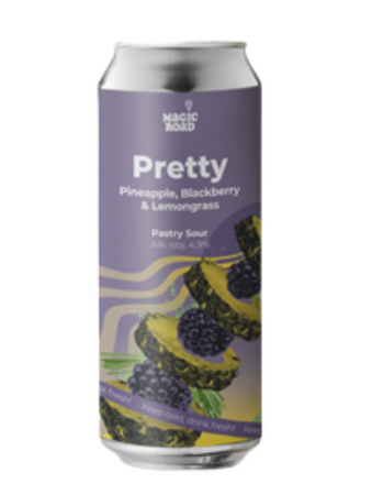 Magic Road: Pretty Pineapple, Blackberry & Lemongrass - 500 ml can