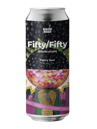 Magic Road: Fifty/Fifty Blackcurrant - puszka 500 ml