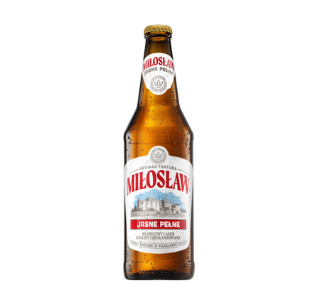 Miłosław: Jasne Pełne - 500 ml bottle
