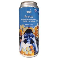 Browar Magic Road Magic Road: Pretty Blueberry Blackberry Yoghurt Malaga - puszka 500 ml