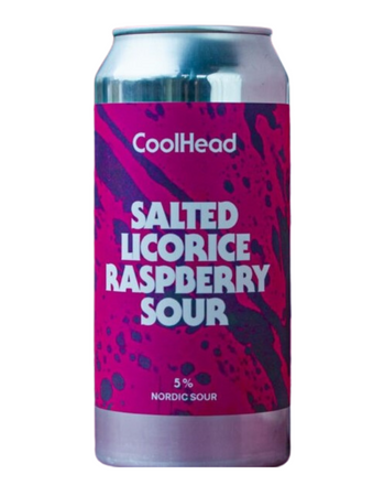 CoolHead: Salted Licorice Raspberry Sour - puszka 440 ml
