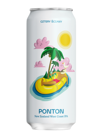 Browar Cztery Ściany: Ponton - 500 ml can