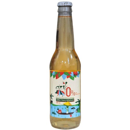 Cydr Dzik: Dzik 0% Trawa Cytrynowa - 330 ml bottle