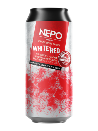 Nepo Brewing: Crazy Lines Series White & Red - 500 ml can