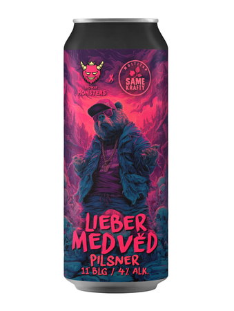 Monsters: Lieber Medved - 500 ml can
