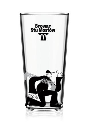 Browar Stu Mostów: Shaker - szkło 500 ml 