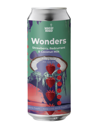 Magic Road: Wonders Strawberry, Redcurrant & Coconut milk - puszka 500 ml