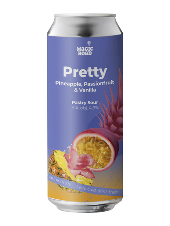 Magic Road: Pretty Pineapple & Passionfruit & Vanilla - 500 ml can
