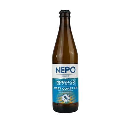 Nepo Brewing: Nonalco Bezalko West Coast IPA - 500 ml bottle
