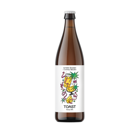 Cztery Ściany x Inne Beczki: Toast - butelka 500 ml